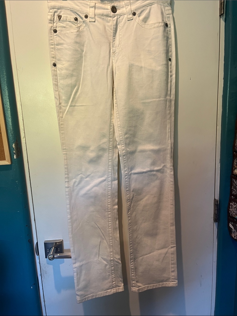 Classic White Women's Straight Jeans